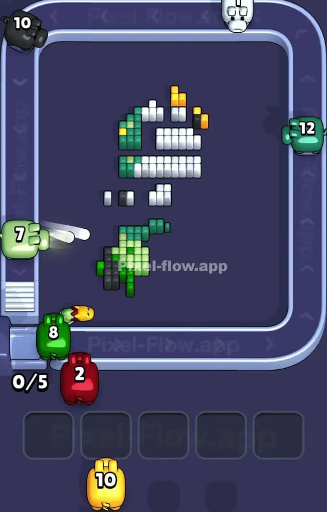 Pixel Flow Level 1103 Solution 3