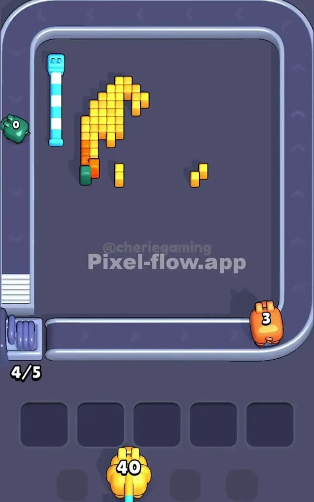 Pixel Flow Level 169 Solution 3