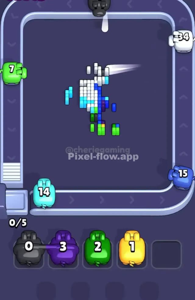 Pixel Flow Level 1763 Solution 3