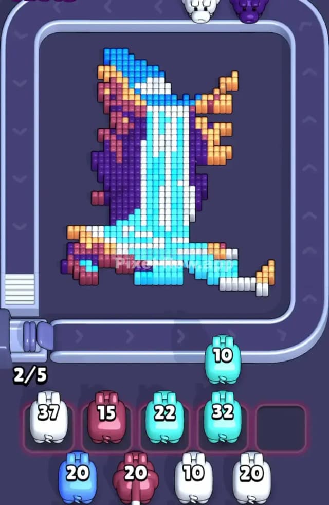 Pixel Flow Level 1620 Solution 2