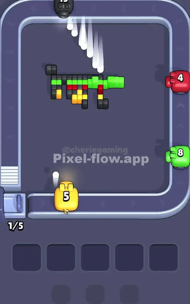 Pixel Flow Level 111 Solution 3