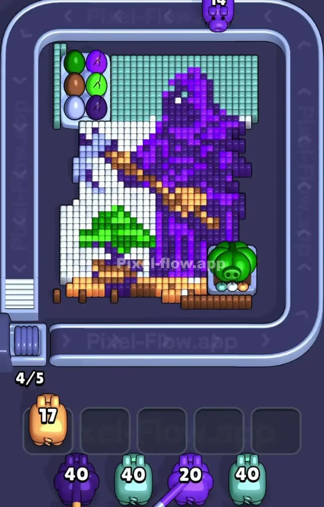 Pixel Flow Level 1429 Solution 1