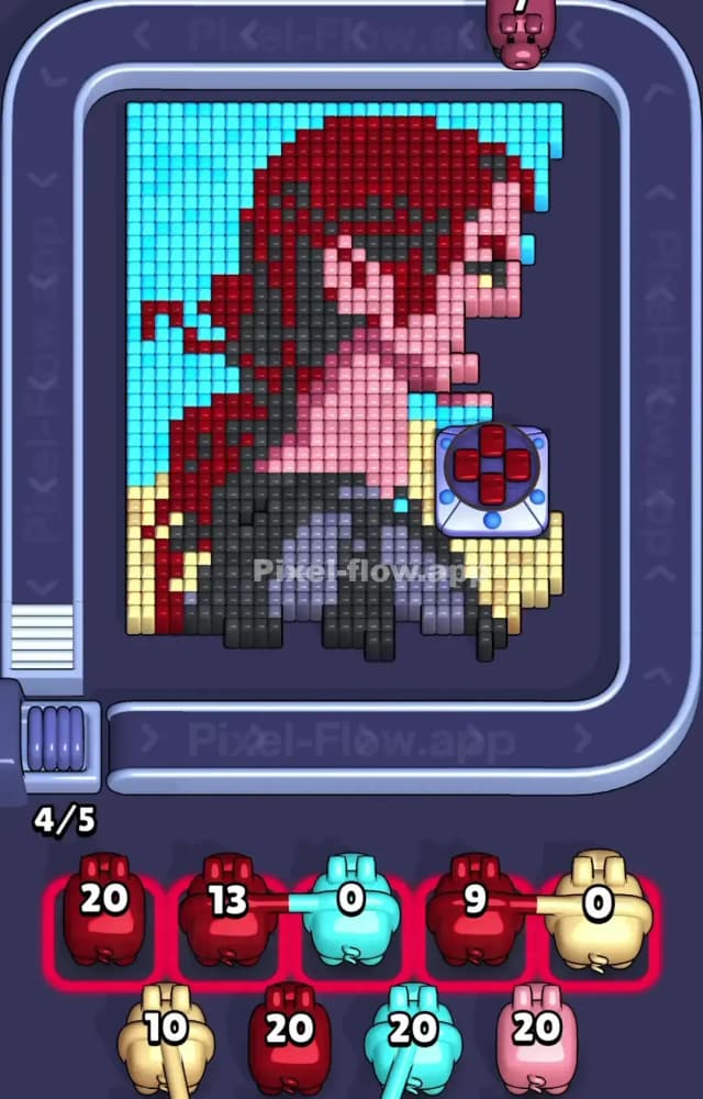 Pixel Flow Level 1448 Solution 1