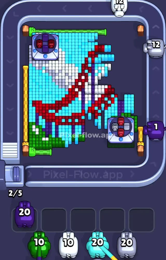 Pixel Flow Level 817 Solution 2