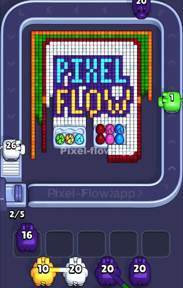 Pixel Flow Level 919 Solution 1