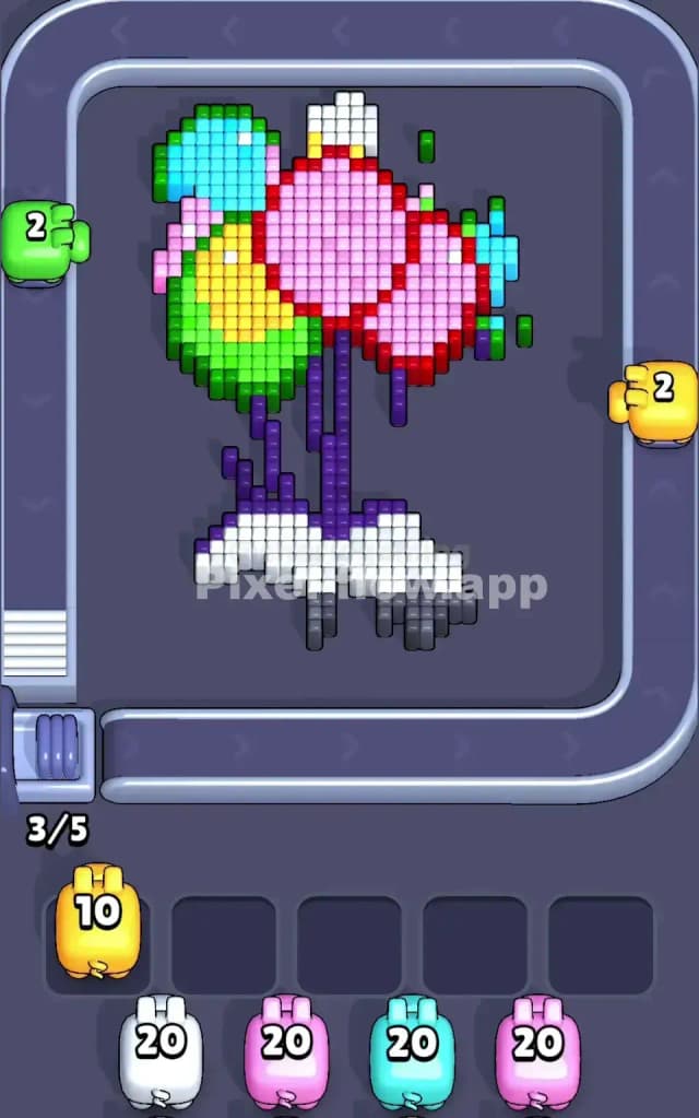 Pixel Flow Level 174 Solution 1