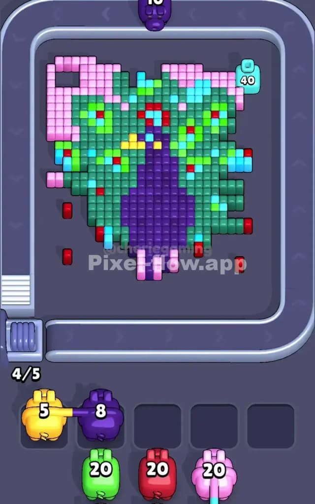 Pixel Flow Level 181 Solution 1
