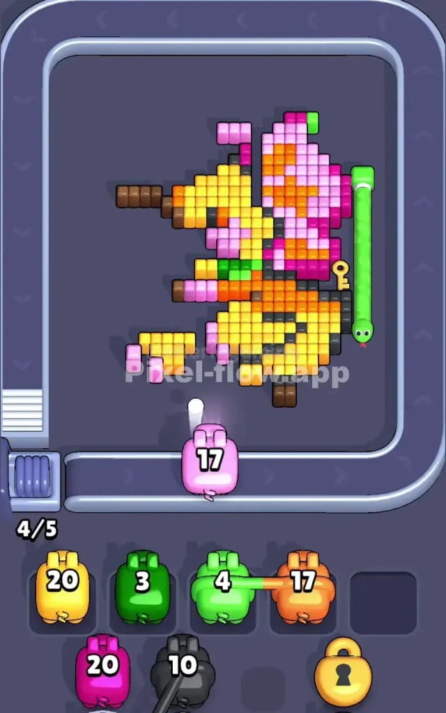 Pixel Flow Level 104 Solution 2