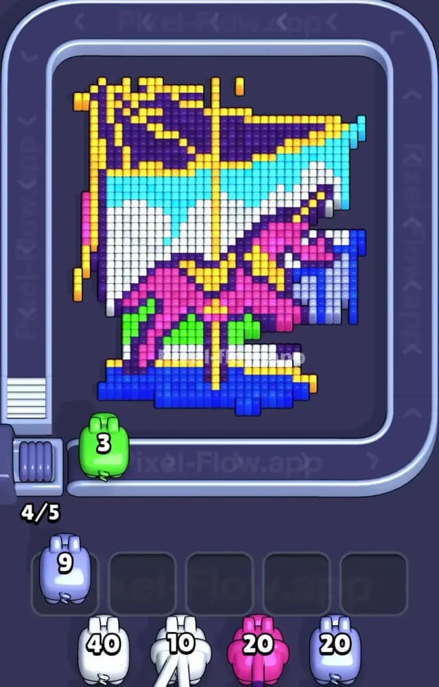 Pixel Flow Level 1118 Solution 1