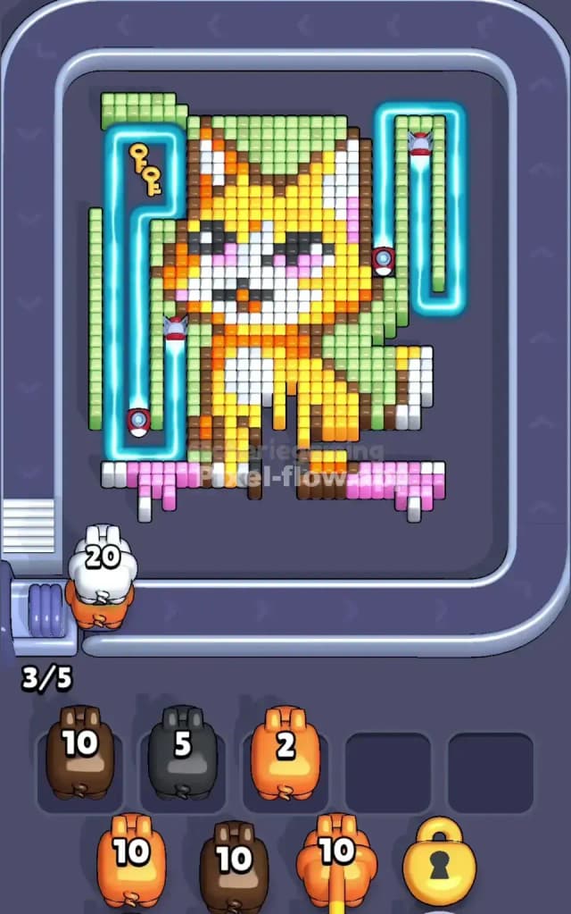 Pixel Flow Level 569 Solution 1