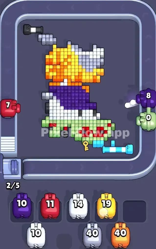 Pixel Flow Level 279 Solution 2