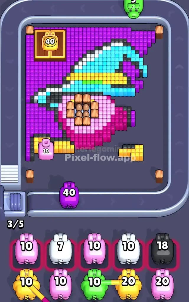 Pixel Flow Level 669 Solution 1