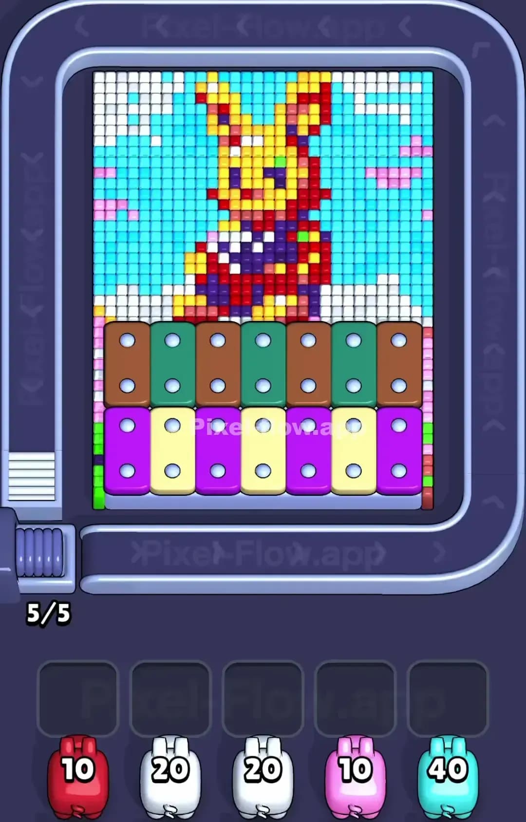 Pixel Flow Level 1480 Screenshot