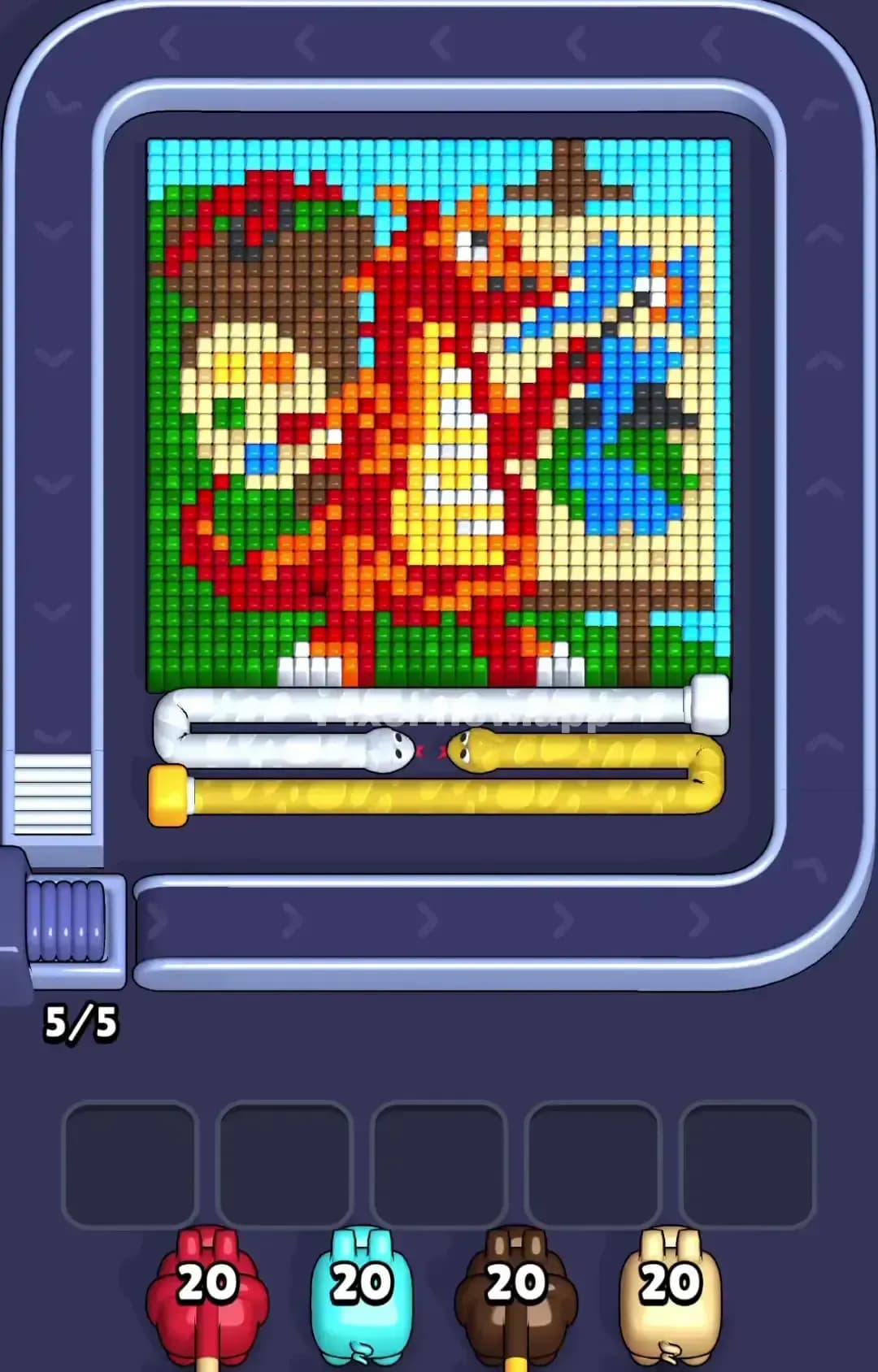 Pixel Flow Level 985 Screenshot