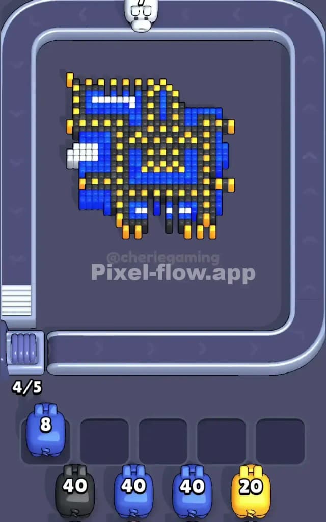 Pixel Flow Level 25 Solution 2