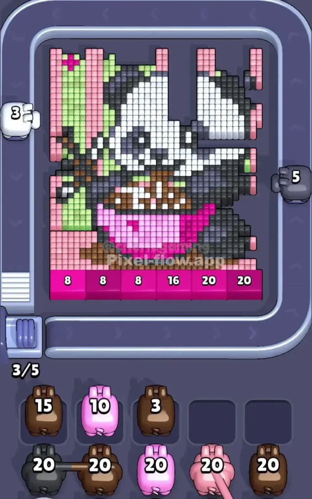 Pixel Flow Level 580 Solution 1