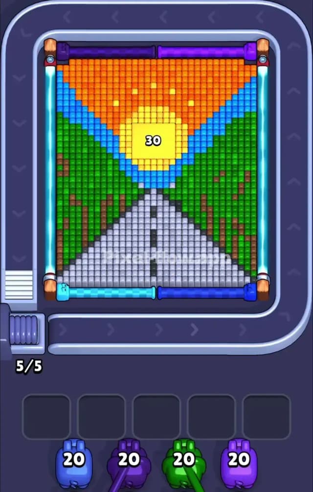 Pixel Flow Level 916 Gameplay