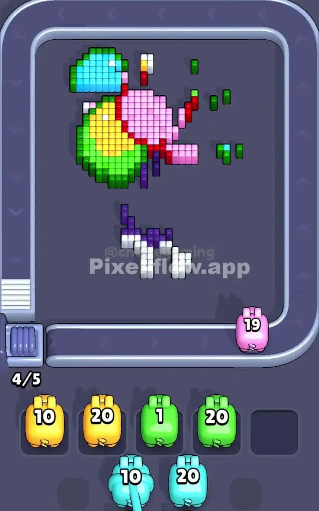 Pixel Flow Level 174 Solution 2