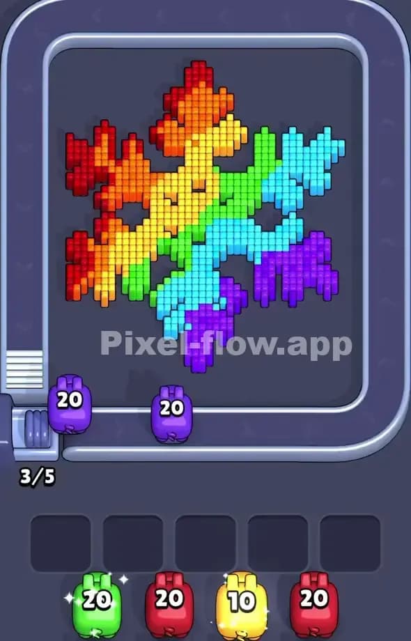 Pixel Flow Level 534 Screenshot