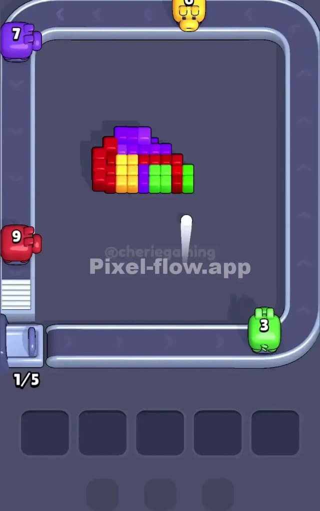 Pixel Flow Level 51 Solution 3