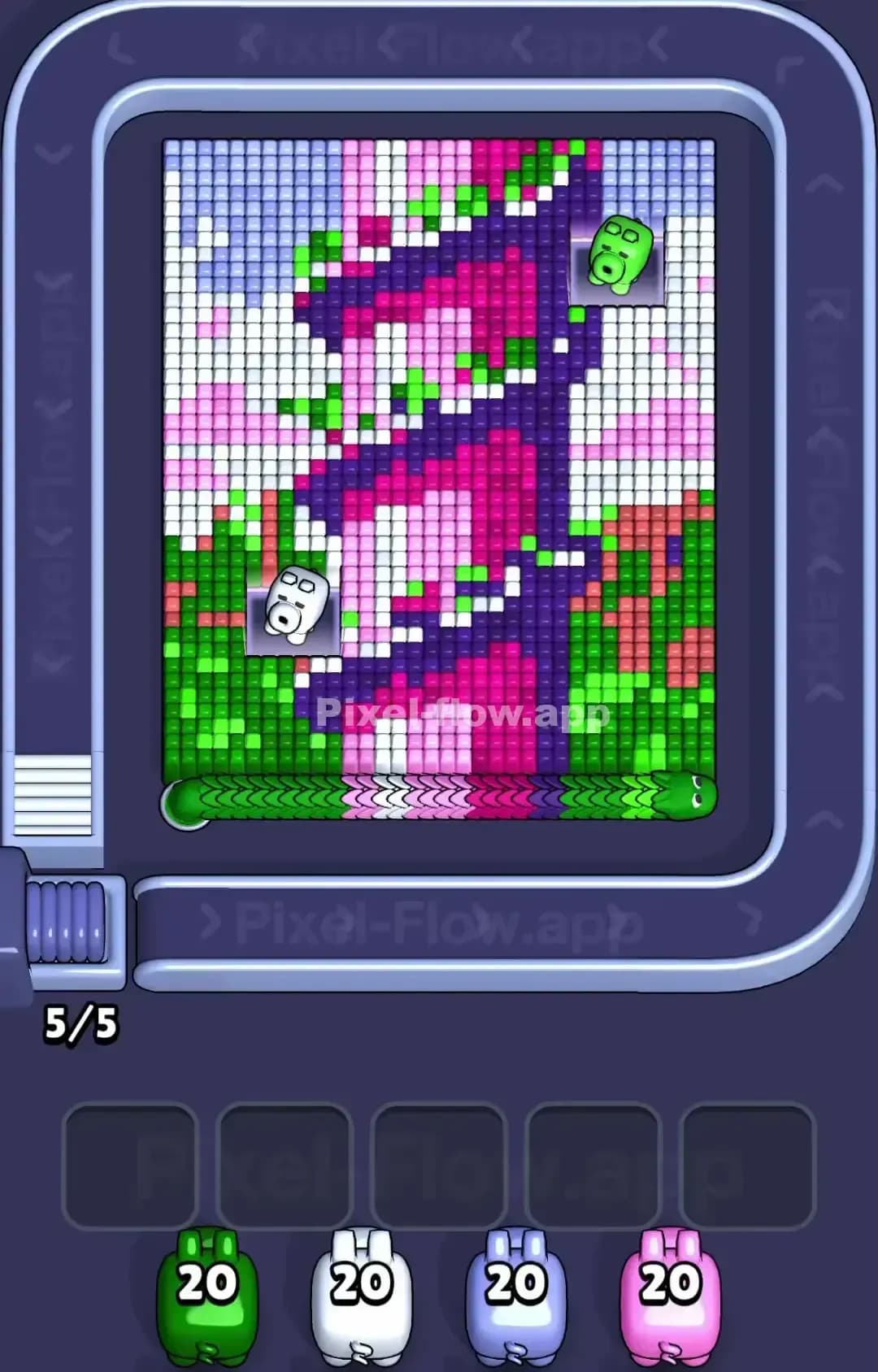 Pixel Flow Level 1436 Screenshot