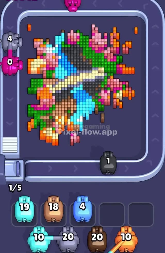 Pixel Flow Level 1645 Solution 1