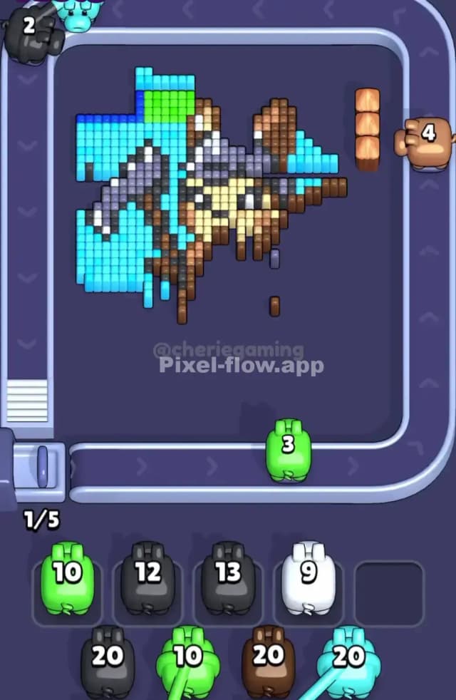 Pixel Flow Level 1639 Solution 2