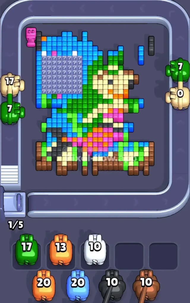 Pixel Flow Level 451 Solution 1