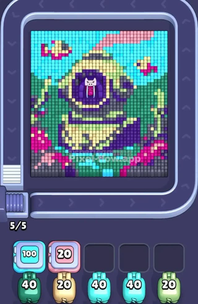 Pixel Flow Level 1815 Gameplay