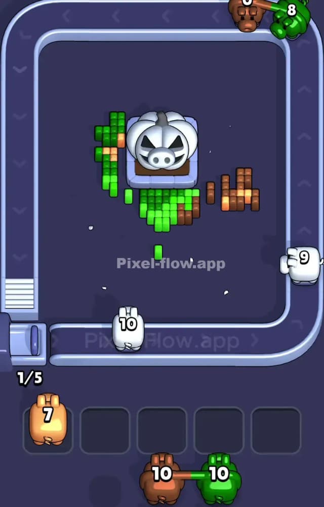 Pixel Flow Level 973 Solution 3