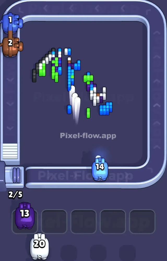 Pixel Flow Level 1053 Solution 3