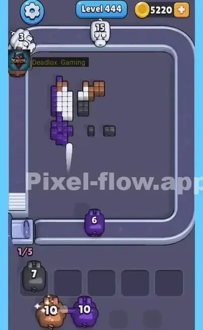 Pixel Flow Level 442 Solution 3