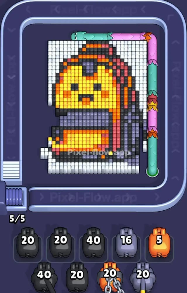 Pixel Flow Level 1229 Solution 1