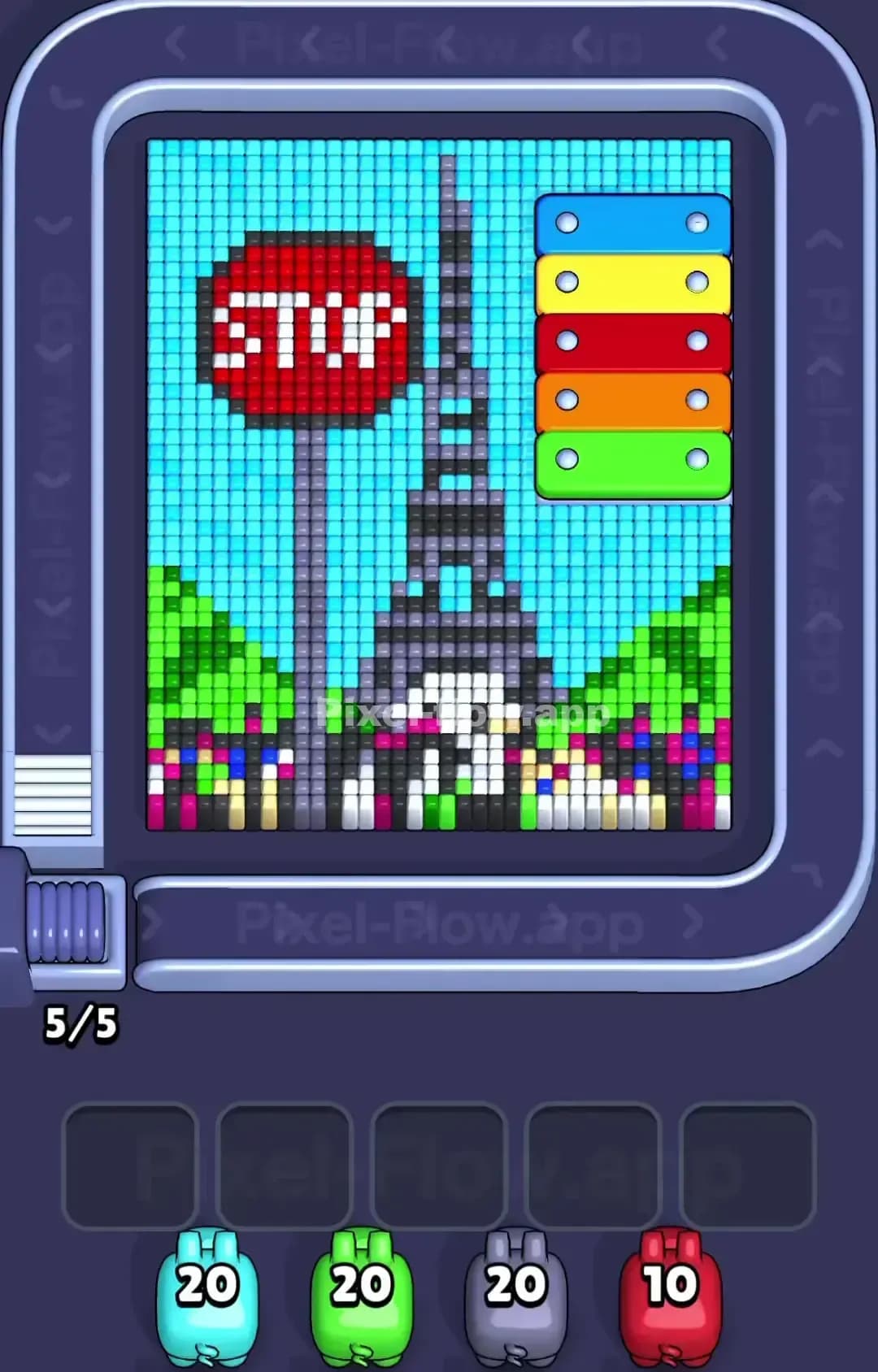 Pixel Flow Level 1414 Screenshot