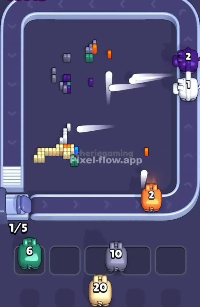 Pixel Flow Level 1796 Solution 3
