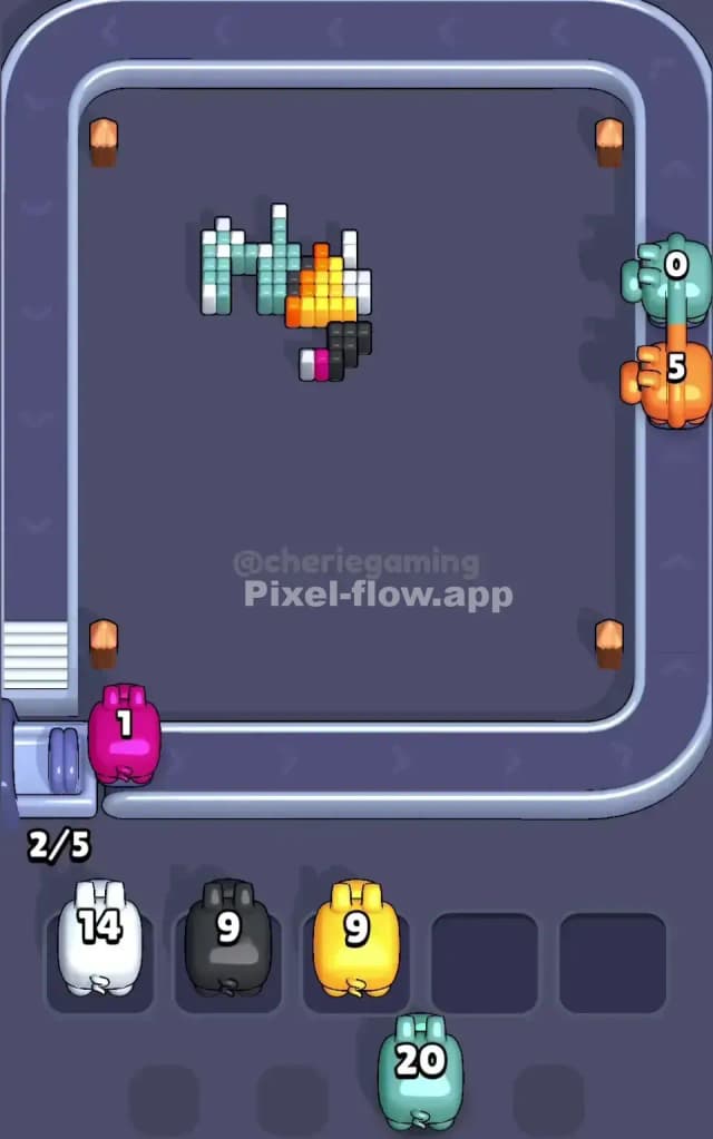 Pixel Flow Level 583 Solution 3