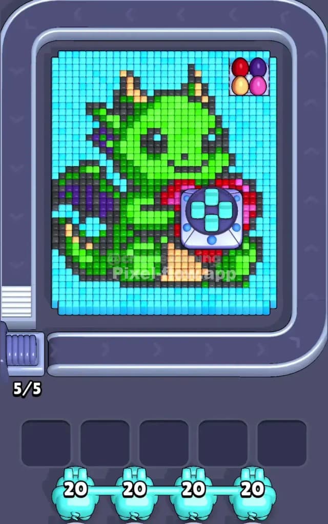 Pixel Flow Level 763 Gameplay