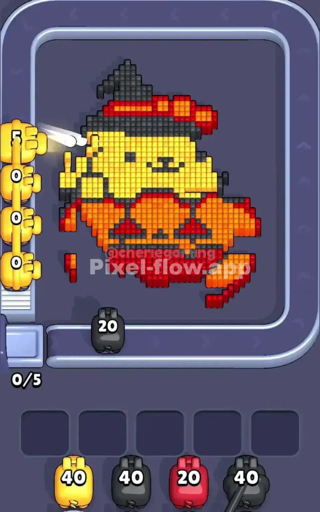 Pixel Flow Level 243 Solution 1