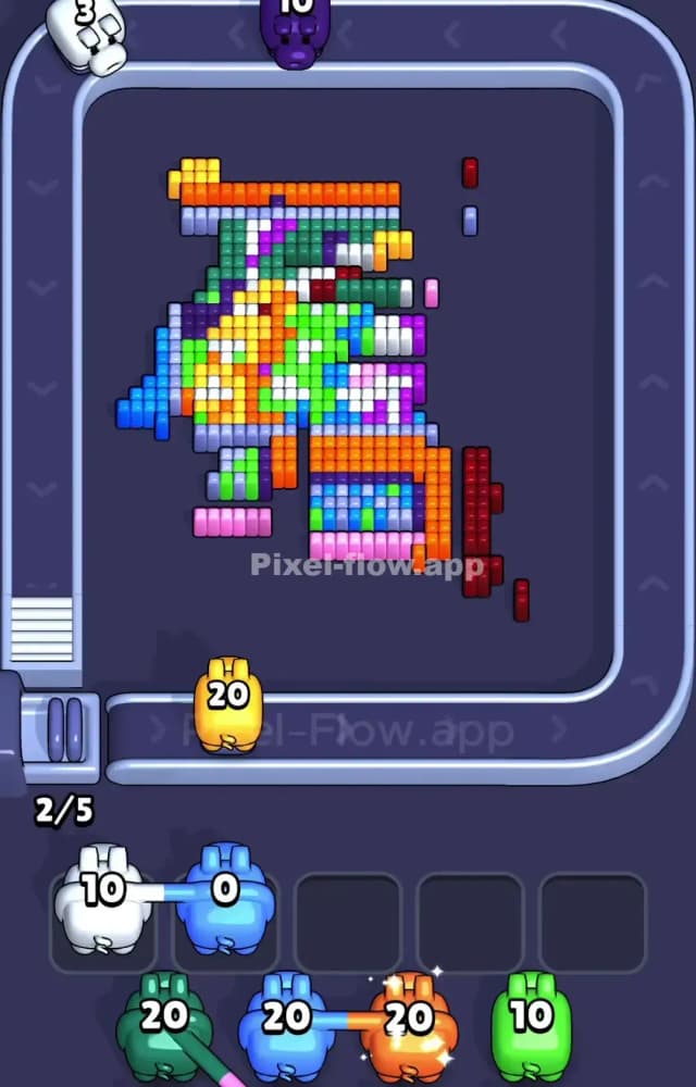 Pixel Flow Level 975 Solution 2