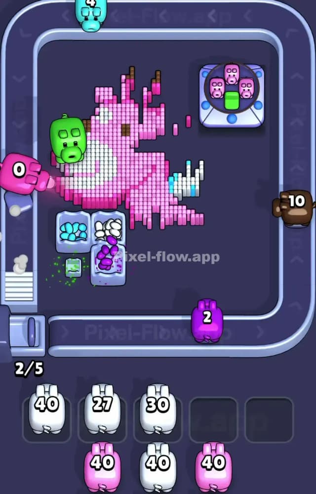 Pixel Flow Level 1351 Solution 1