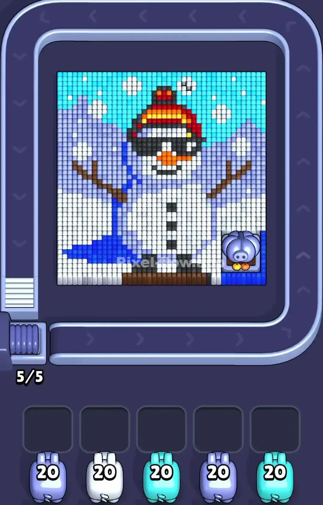 Pixel Flow Level 1215 Screenshot