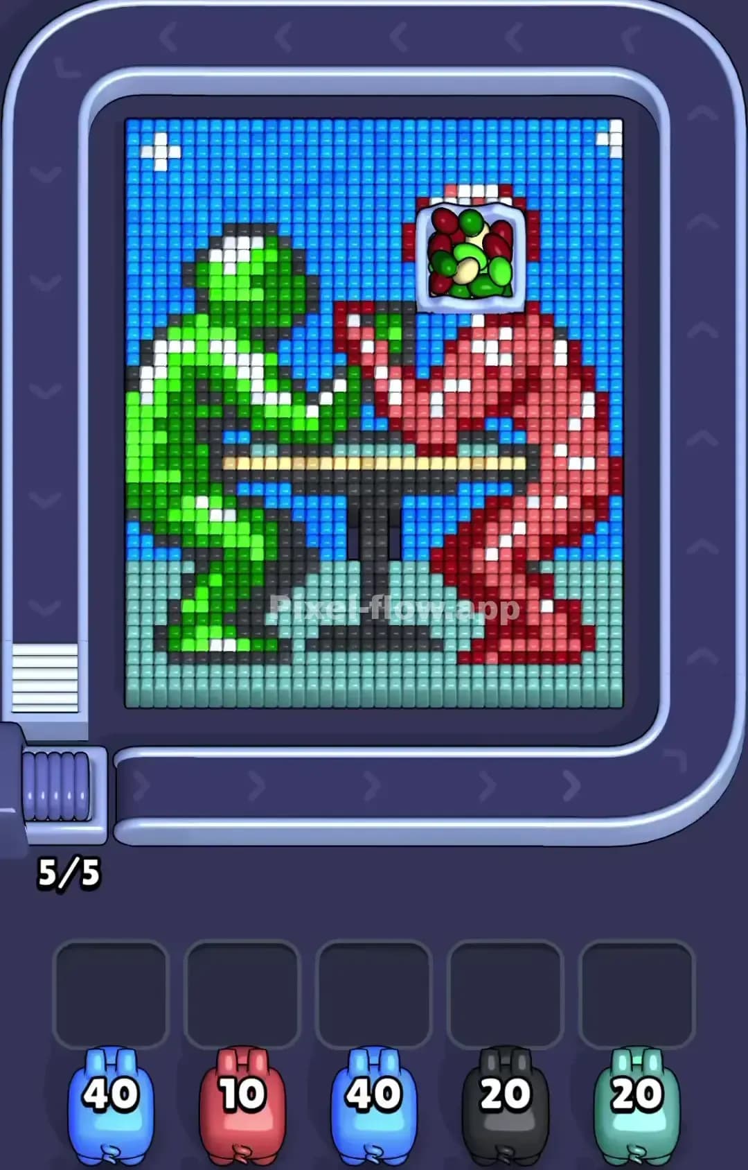 Pixel Flow Level 1276 Screenshot