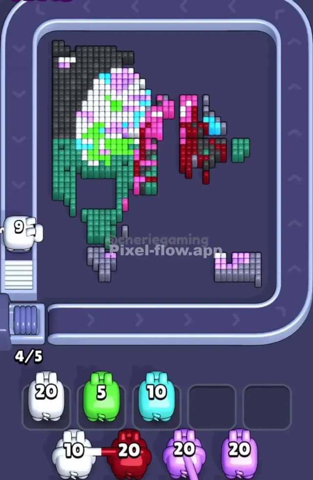 Pixel Flow Level 1699 Solution 2