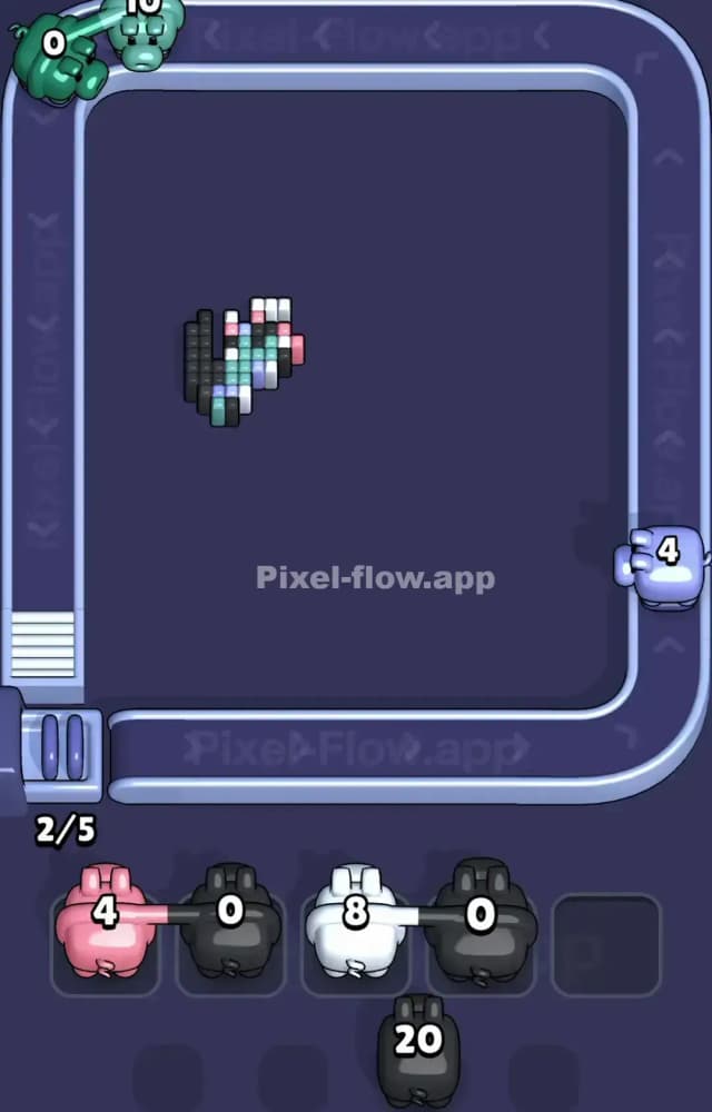 Pixel Flow Level 1575 Solution 3