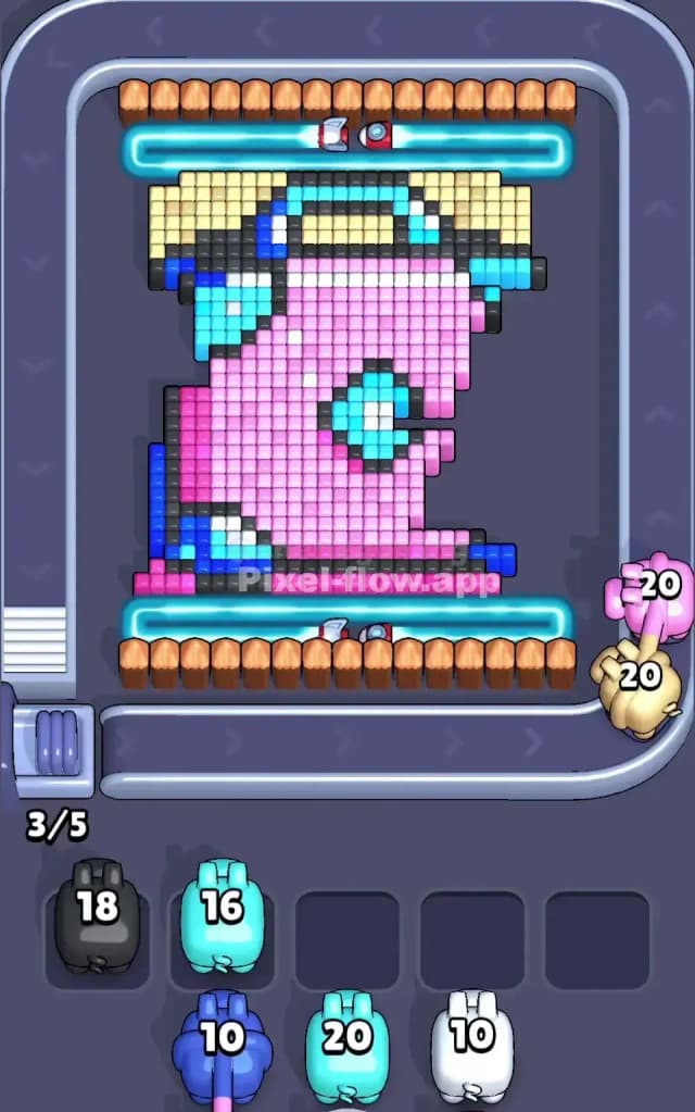 Pixel Flow Level 682 Solution 1