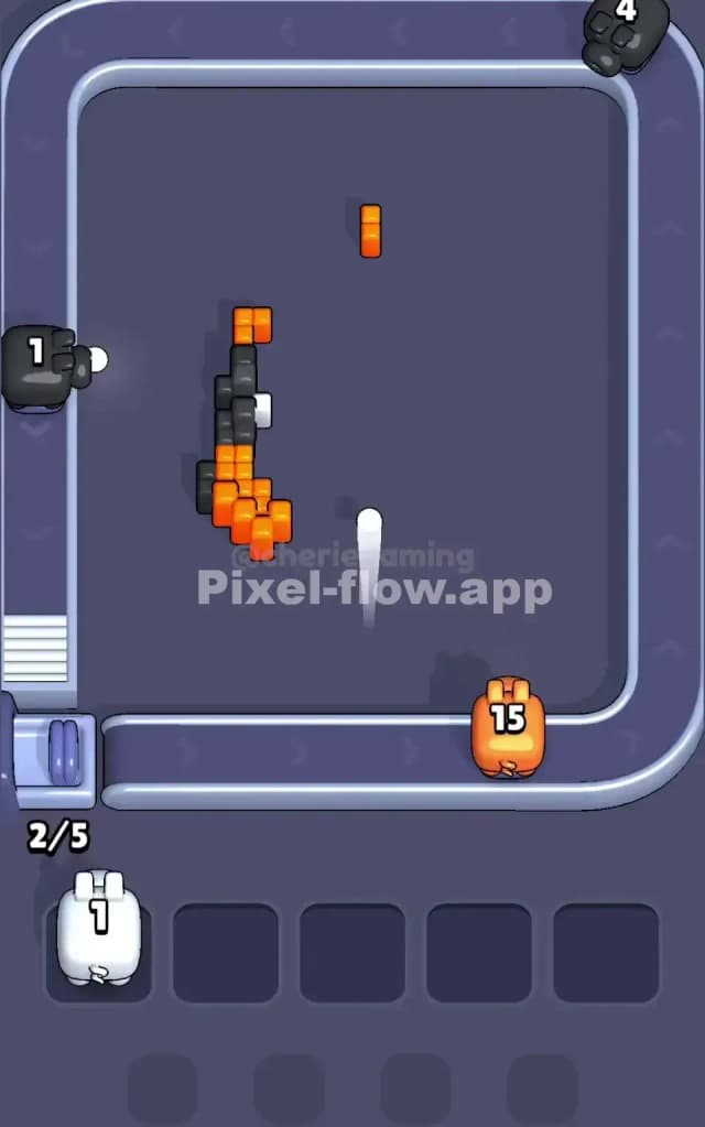 Pixel Flow Level 123 Solution 3