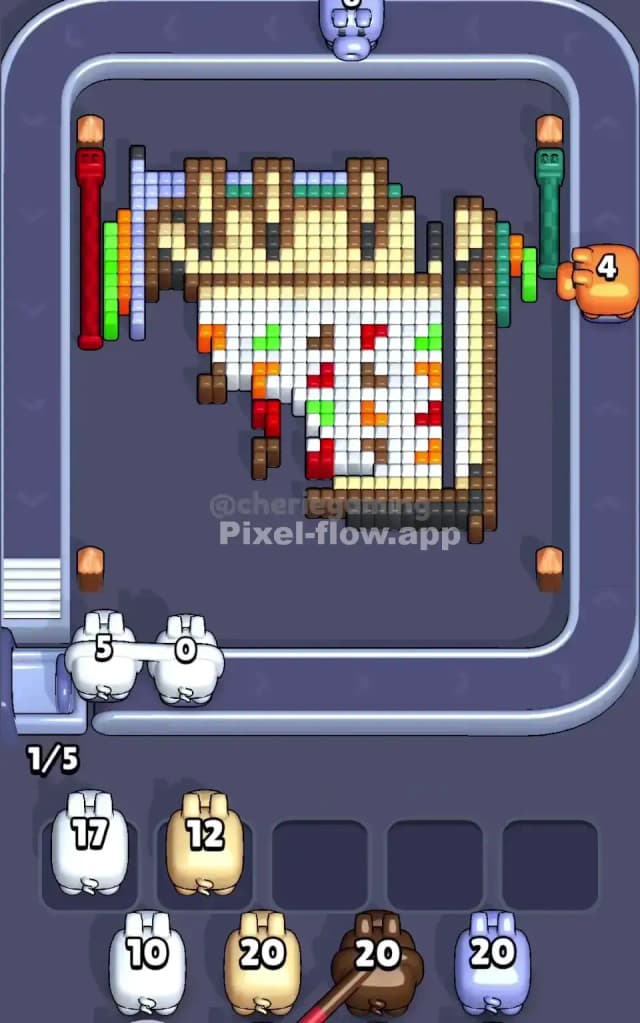 Pixel Flow Level 581 Solution 2