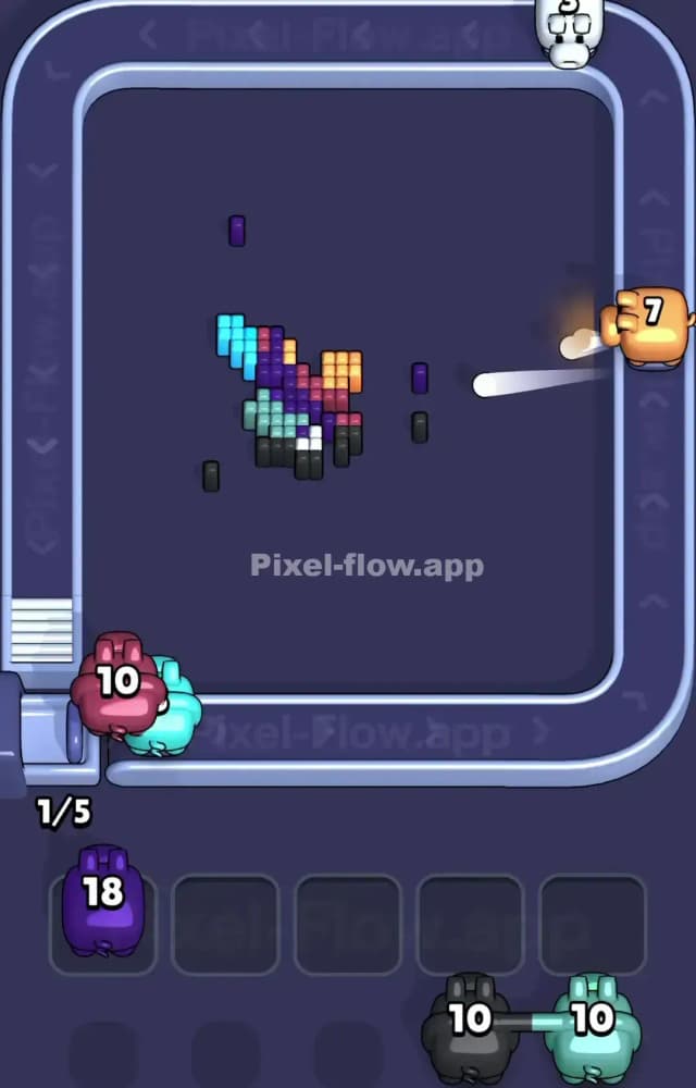 Pixel Flow Level 1352 Solution 3