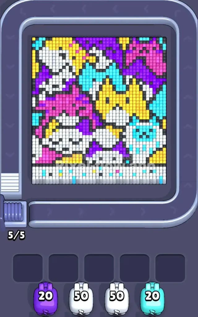 Pixel Flow Level 52 Gameplay