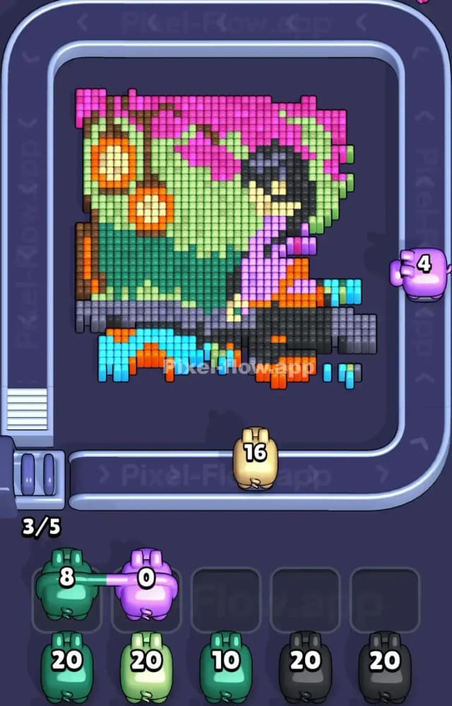 Pixel Flow Level 1346 Solution 1